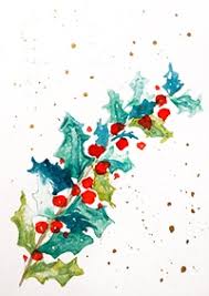 Christmas ornaments watercolor i painting. Printable Watercolor Christmas Cards Cooking My Dreams