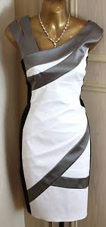 Karen Millen Panelled Evening Dress Size 12 Worn Once Ebay