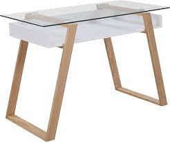 Ab einer finanzierungssumme von 100€. Salesfever Schreibtisch Mit Glasplatte Filigraner Laptoptisch Online Kaufen Otto