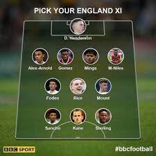 England are favorites, probably in the tournament, england will always be one of the great teams, we respect them but we don't fear them. England Who Did You Pick In Starting Xi For Nations League Opener Bbc Sport