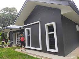 Ragam ⭐ inspirasi warna cat rumah minimalis anti mainstream yang wajib kamu coba ! Lawa Juga Kan Gais Rumah Warna Kelabu Sabah Home Builder Facebook