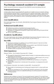 Keep reading for some useful pointers about content, formatting, and more. Cv Template Research Assistant Resume Format Psychology Research Research Assistant Ra Jobs