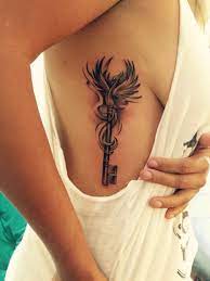 Phoenix Skeleton Key Tattoo Key Tattoos Feather Tattoos Phoenix Tattoo Design