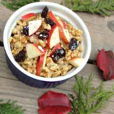 Breakfast Barley With Fruit And Nuts The Lemon Bowl Recipe Barley Recipe Recipes Breakfast
