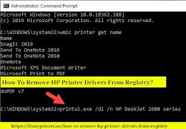 How To Remove Hp Printer Drivers From Registry In 2020 Hp Printer Printer Driver Printer