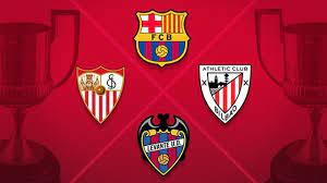 The latest copa del rey news, rumours, table, fixtures, live scores, results & transfer news, powered by goal.com. Copa Del Rey Semi Final Draw Barcelona Face Sevilla Athletic Bilbao Play Levante Football Espana