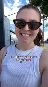 This barbie catches the bus #barbiebus