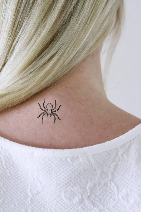 Small Spider Temporary Tattoo – Spooky Halloween Festival Design - Etsy