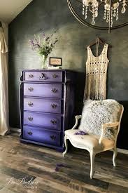 Chalk Paint Purple Dresser Chest Mobilya Boyama Boyanmis Mobilya Ve Oturma Odasi Fikirleri