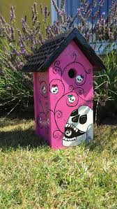 Design Nisthaus Vogelvilla Von Made In Lelm Selbst Gefertigt Und Von Hand Bemalt Sind Meine Vogelhauser Ein Farbenfro Bird House Bird Houses Outdoor Decor