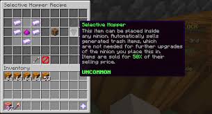 Suggestion Selective Hopper Hypixel Minecraft Server And Maps