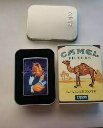 Vintage camel zippo lighter collection new unstruck. 1997vintage Zippo Camel Joe Tuxedo Cigarettes Chrome Lighter In Tin Lot422 For Sale Online Ebay