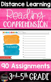 Reading Comprehension Worksheets And Activities For Distance Learning Video In 2020 Reading Comprehension Worksheets Reading Comprehension Reading Intervention