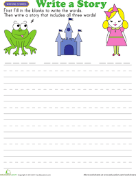 Story Starters Fairy Tales Worksheet Education Com 1st Grade Writing Prompts 1st Grade Writing Story Starters