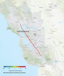 Hayward Fault Map Risk Activity Earthquake Predictions Cea