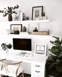 Black And White Office Aesthetic Black White Home Office Design Ideas Homeofficegoals Smallofficedesign Black Whiteoffice Officeorganization Aesthetic Room Decor Decor Home Office Decor