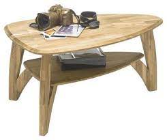 Couchtisch holz mit ablageflächen nizza 2, dekor. Dreieckiger Couchtisch Laval Mini In Eichefarben