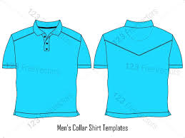 Men S Collar T Shirt Template Vector And Psd Pack 01 Shirt Template Shirts Collar Tshirt