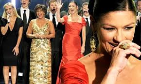 Catherine Zeta Jones pays tribute to Michael Douglas at Ryder Cup concert