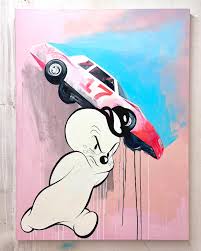 Glow in the dark painting #Ghost #Crash ✨✨⚡️