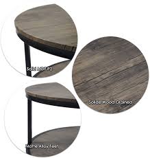 Choose from contactless same day delivery, drive up and more. Buy Nsdirect 36 Inches Round Coffee Table Rustic Wooden Surface Top Sturdy Metal Legs Industrial Sofa Table For Living Room Modern Design Home Furniture With Storage Open Shelf Light Walunt Online
