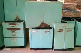 Antique hoosier cabinet values the value of a hoosier cabinet is determined largely by the condition of the piece and the presence of the original accessories. Antique Metal Kitchen Cabinets Vintage Kitchen Cabinets Metal Kitchen Cabinets Painting Metal Cabinets