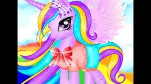 Quiero un juego de unicornio. Juegos De Ninos Y Ninas Android Gratis Unicornio Salon De Belleza Youtube