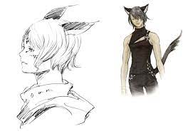 Miqo Te Male From Final Fantasy Xiv A Realm Reborn Illustration Artwork Gaming Videogames Gamer Characterdesign Miqo Te Male Final Fantasy Xiv Male Art