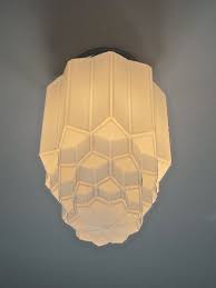 Elegant, versatile bath and vanity. Unique Antique Art Deco Lighting In The Bathroom