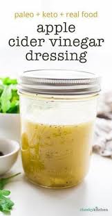 Acv Salad Dressing Brooke Lark Vinegar Salad Dressing Homemade Salads Low Carb Salad