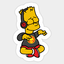 Every official number 1 ever part 6. The Offspring Bart Simpson Rock Mashup Bart Simpson Sticker Teepublic