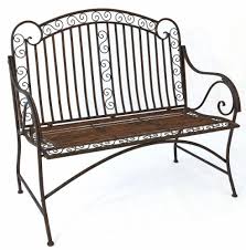 Metallbank ebay kleinanzeigen zwei seitliche runde kissen. Mediterrane Sitzbank Pablo Gartenbank Metall Bank Garten Rostoptik B117cm