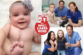 Baby with one in three million mix of heart conditions and five per cent  chance of survival undergoes heart operation at just one minute old