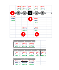 Usf Football Depth Chart Blank Football Depth Chart Template