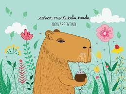 Como dibujar un carpincho o capibara paso a paso kawaii , dibujos imagenes faciles para colorear kawaii chibi anime de animales es el tema de nuestro vídeo. Argentina Ilustracion Carpincho Sonar No Cuesta Nada By Yamila Muran Leivas Facebook Soniarilustraciones Dibujos De Animales Ilustraciones Animales