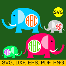 Free Free Elephant Monogram Svg 946 SVG PNG EPS DXF File