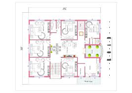 This house plan is the 6 bedroom 6 bath version. 5 Bedroom House Plan In 50x50 Feet Plot Size Dk 3d Home Design