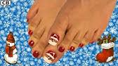 Elige el modelo de tarjeta navideña que más te guste: Decoracion Navidena Para Las Unas De Los Pies Inspiracion Santa Claus Toe Santa Claus Nail Art Youtube