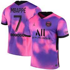 Psg trikot 20/21 auswärts / watford trikot : Paris Saint Germain Fourth Jersey 20 21 7 Kylian Mbappe