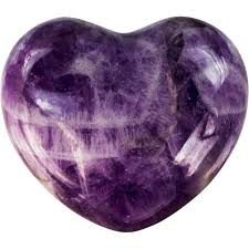 Gemstone Heart Chevron Amethyst Hearthside Inspirations Heart Gemstone Amethyst Gemstones