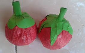 Membuat gambar buah buahan dari kertas origami. Membuat Ape Berbentuk Buah Manggis Dan Tomat Dunia Belajar Anak