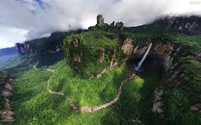 Most people think of waterfalls. Angel Falls The Tallest Waterfall In The World Glopinion Glbrain Com