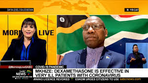 Health minister dr zweli mkhize says more should be done to accelerate the vaccination of healthcare workers. Covid 19 Pandemic Minister Mkhize Speaks About The Use Of Dexamethasone To Treat Patients Youtube