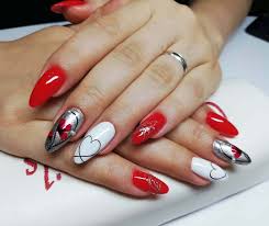 En navidad siempre veremos las manicuras basadas en el color rojo, el blanco y el. Https Xn Decorandouas Jhb Net Unas Plateadas