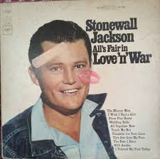 Stonewall Jackson, TU ELECCIÓN, Todo vale en el amor y la guerra, Problemas  y yo. Álbum de discos vintage, vinilo, música country clásica honky tonk.