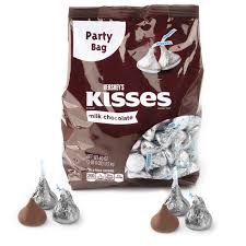 silver milk chocolate hershey s kisses