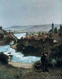 Hans Thoma Der Rhein Bei Laufenburg