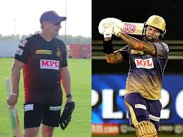 Gautam gambhir and sunil narine kkr.(photo source: Ipl 2020 Sunil Narine Has Been A Good Opener For Kkr Would Be Stupid Not To Continue With That Says David Hussey Cricket News Times Of India