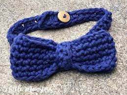 5 Little Monsters Crocheted Toddler Bow Tie