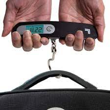 Sharper Image Digital Hanging Luggage Scale Best Portable Compact Hand Scale For Travel Weigh Your Suitcase
